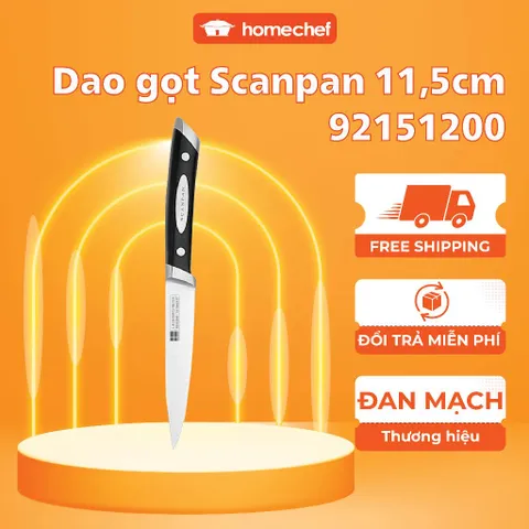Dao Cắt Thái & Gọt Hoa Quả Scanpan Classic 11.5cm - Thép Không Gỉ Cao Cấp, Chất Lượng Đan Mạch, Dùng Cho Đầu Bếp Chuyên Nghiệp