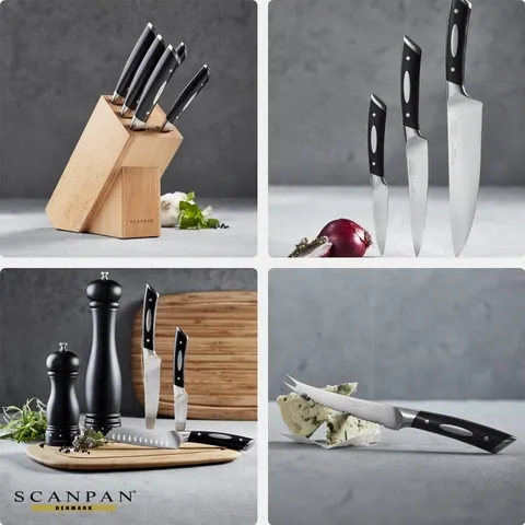 Dao Cắt Thái & Gọt Hoa Quả Scanpan Classic 11.5cm - Thép Không Gỉ Cao Cấp, Chất Lượng Đan Mạch, Dùng Cho Đầu Bếp Chuyên Nghiệp