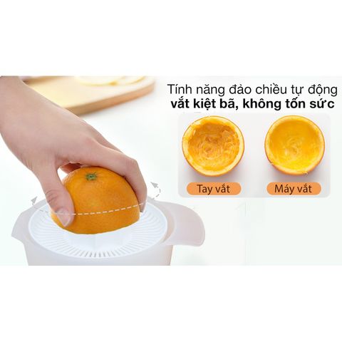 Máy Vắt Cam Philips HR2738 - Công Suất 25W, Dung Tích 0.5 Lít, Thiết Kế Tiện Lợi, Bảo Hành 2 Năm, Hàng Chính Hãng
