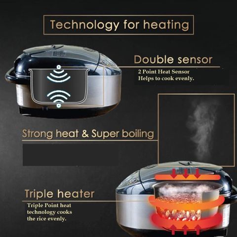 Nồi Cơm Điện Tử Zojirushi NL-GAQ18V-BM 1.8L - Chức Năng Nấu Dinh Dưỡng và Hấp STEAM - Gia Đình Nhỏ Tiện Dụng, Bảo Hành 1 Năm