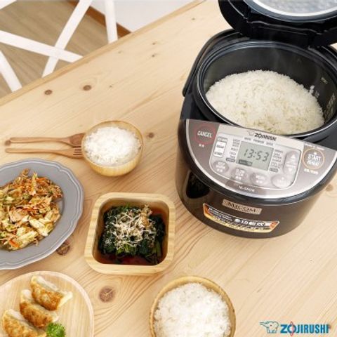 Nồi Cơm Điện Tử Zojirushi NL-GAQ18V-BM 1.8L - Chức Năng Nấu Dinh Dưỡng và Hấp STEAM - Gia Đình Nhỏ Tiện Dụng, Bảo Hành 1 Năm
