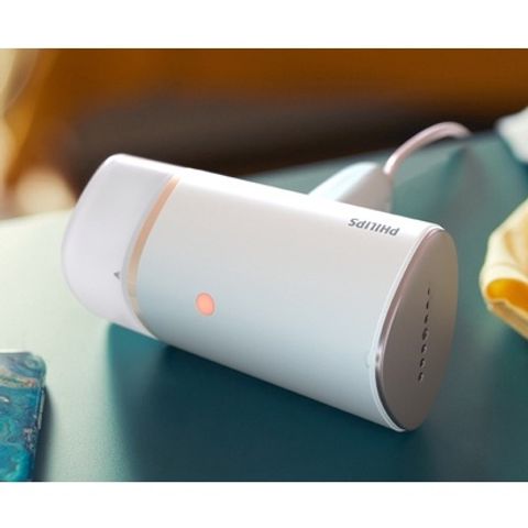 Máy ủi hơi nước cầm tay Philips STH3020 1000W - Bàn ủi mini gọn nhẹ, khử khuẩn, thuận tiện cho du lịch và sử dụng hàng ngày