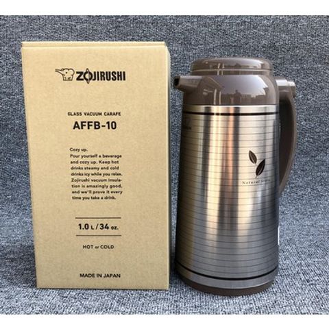 Phích giữ nhiệt Zojirushi AFFB-13 1.3L - Thiết kế sang trọng, giữ nóng 10 giờ, an toàn cho sức khỏe, sản xuất tại Nhật Bản