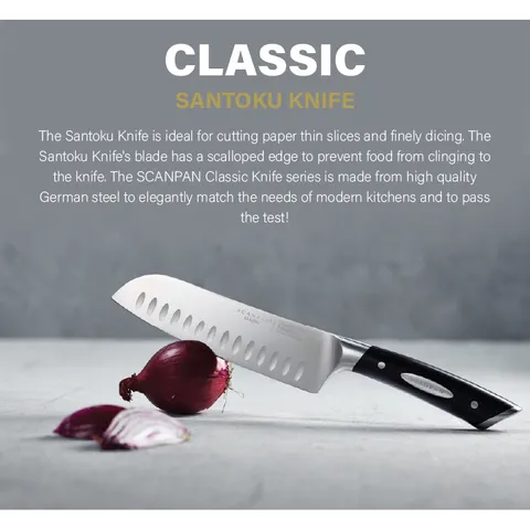 Dao Cắt Gọt Chống Dính Scanpan Classic 12.5cm - Thép Không Gỉ Cao Cấp, Đồ Gia Dụng Nhà Bếp Chuyên Nghiệp