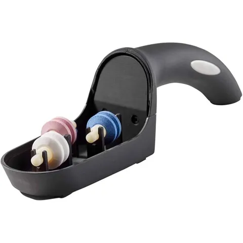 Dụng cụ mài dao 3 bước Scanpan Classic 92700100 - Đá mài gốm, đế cao su chống trượt - Giữ cho dao luôn sắc bén trong bếp
