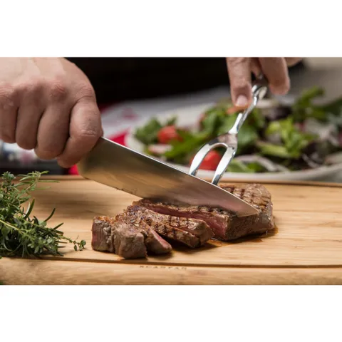 Bộ dao gỗ Sồi Scanpan Classic 6 chi tiết - Thép không gỉ cao cấp, dao thái, dao khắc, dao bánh mì, thiết kế Đan Mạch chính hãng