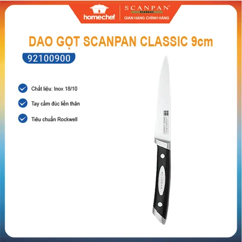 Dao thái gọt hoa quả đa năng Scanpan 9cm - Thép không gỉ cao cấp, thiết kế hiện đại cho bếp gia đình - Lựa chọn hoàn hảo cho đầu bếp