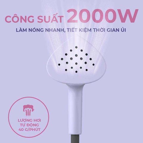 Bàn ủi hơi nước đứng Philips STE3160 - Công suất 2000W, khử mùi, diệt khuẩn 99.9% - Đồ gia dụng tiện ích cho gia đình