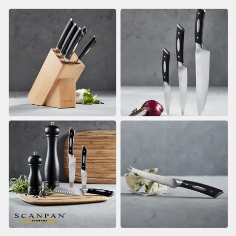 Dao thái thịt Scanpan Classic 15cm - Dao bếp đa năng chất lượng cao, thép không gỉ, thiết kế chuyên nghiệp cho đầu bếp.
