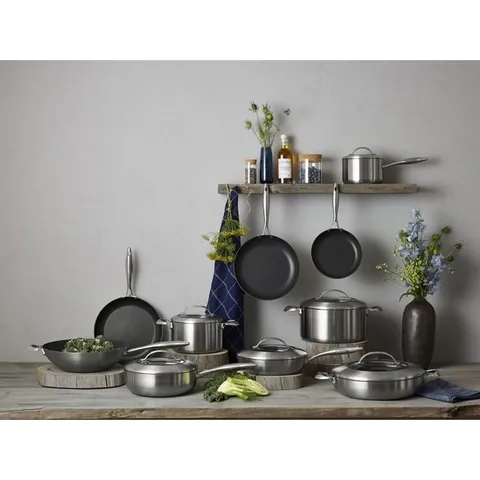 Chảo inox chống dính Scanpan CTX 20cm - Bảo hành 3 năm, sử dụng bếp từ, an toàn cho sức khỏe, thiết kế hiện đại, tiện lợi trong nấu ăn