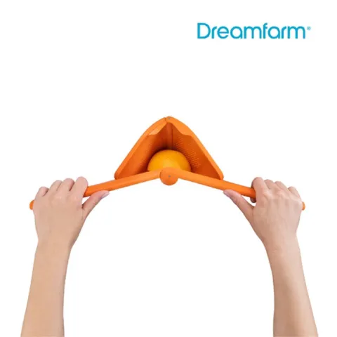 Dụng cụ vắt cam Dreamfarm Fluicer cỡ lớn màu cam - Tiết kiệm không gian, dễ sử dụng, giải pháp hoàn hảo cho nhà bếp