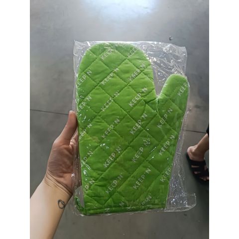 Găng Tay Chịu Nhiệt Nướng Bánh Dày Dặn - Dụng Cụ Bếp Cotton Linen Bền Đẹp Cho Các Bà Nội Trợ Yêu Làm Bánh