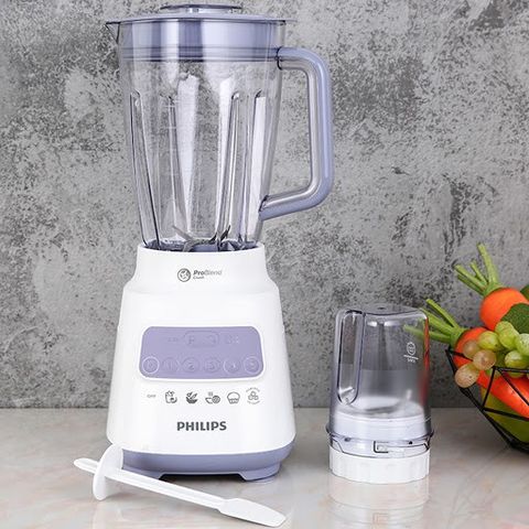 Máy Xay Sinh Tố Philips HR2221 - Công Suất 700W, Dung Tích 1.5L, ProBlend Crush, Bảo Hành 2 Năm, Hàng Chính Hãng