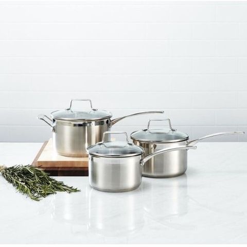 Bộ nồi inox 304 cao cấp Scanpan Impact 16/20/24cm - Chịu nhiệt, an toàn, dùng bếp từ và máy rửa bát, Hàng chính hãng