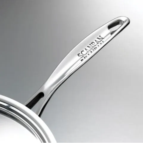 Chảo Inox 304 Cao Cấp Scanpan Impact 28cm - Đáy 3 Lớp, Dùng Bếp Từ, An Toàn Máy Rửa Bát, Sang Trọng, Thời Thượng