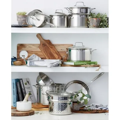 Chảo Inox 304 Scanpan Impact 26cm, Đáy 3 Lớp, An Toàn Cho Bếp Từ, Dễ Dàng Vệ Sinh, Phù Hợp Với Máy Rửa Bát