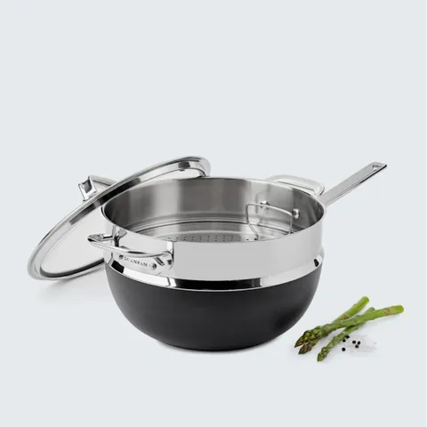 Xửng Hấp Inox 304 Scanpan TechNIQ 26cm - Vỉ Hấp Chất Lượng Cao, Có Thể Tháo Rời, Dùng Máy Rửa Bát, Dễ Dàng Vệ Sinh