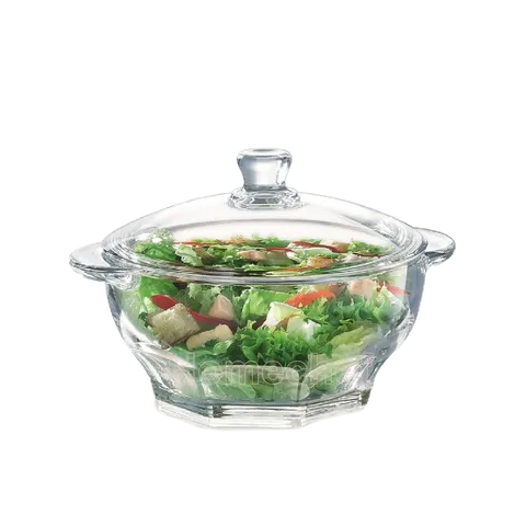 Thố thủy tinh có nắp đựng cơm/canh Luminarc Granity dung tích 1L - H1582, dùng lò vi sóng, máy rửa bát