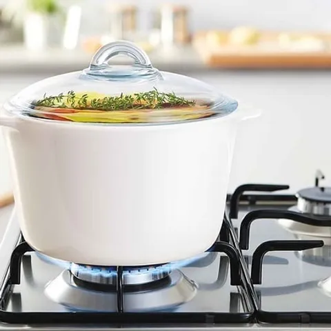 Nồi thủy tinh Luminarc Blooming H6007TU, dung tích 3L, dùng bếp từ, sản xuất tại Pháp | Hàng chính hãng