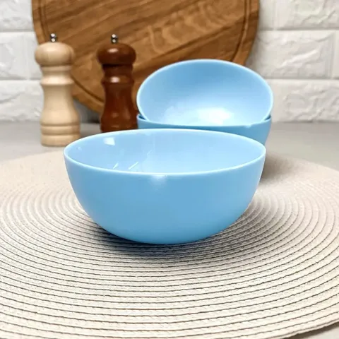 Bộ 6 Bát Thủy Tinh Luminarc Diwali Light Blue 12cm - Dùng Lò Vi Sóng, Máy Rửa Bát, Hàng Chính Hãng, Sang Trọng, An Toàn Sức Khỏe
