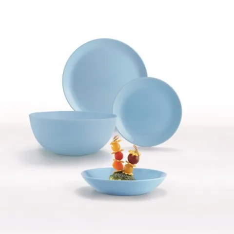 Bát Tô Canh Thủy Tinh Luminarc Diwali 21cm Màu Xanh Dương - Hàng Chính Hãng An Toàn Cho Sức Khỏe, Thích Hợp Để Trong Lò Vi Sóng