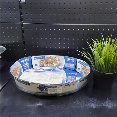 Khay nướng thủy tinh Luminarc Multi One Oval 35x27cm, dùng lò vi sóng, lò nướng, máy rửa bát - J1339