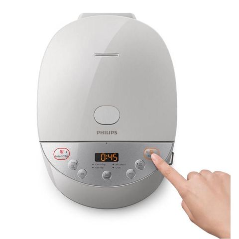 Nồi Cơm Điện Tử Philips HD4515/69 1,8L - Công Nghệ Nấu Thông Minh 3D, 5 Chế Độ Nấu Tự Động, Món Ngon Cho Gia Đình