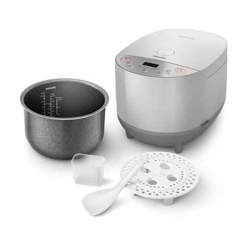 Nồi Cơm Điện Tử Philips HD4515/69 1,8L - Công Nghệ Nấu Thông Minh 3D, 5 Chế Độ Nấu Tự Động, Món Ngon Cho Gia Đình