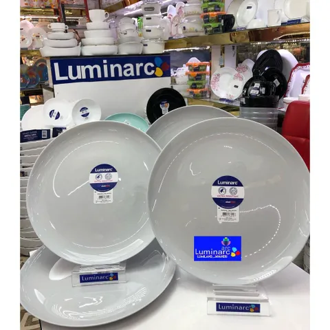 Đĩa Thủy Tinh Nông Lòng Luminarc Diwali Granit 19cm P0704 - Hàng Chính Hãng Pháp, An Toàn Cho Sức Khỏe, Đẹp Hiện Đại