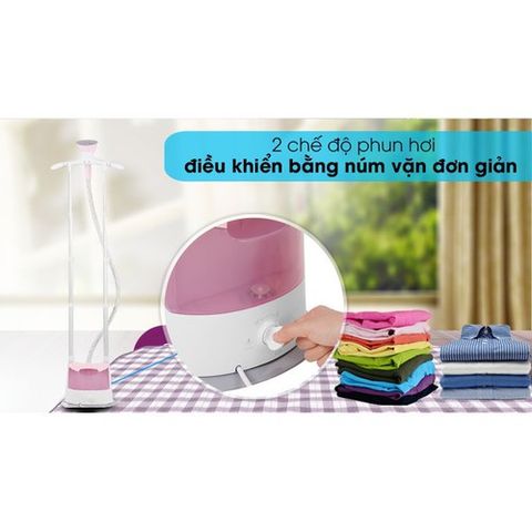 Bàn là cây, bàn là hơi nước đứng Philips GC485, công suất 1800W, hơi phun liên tục, bảo hành 2 năm