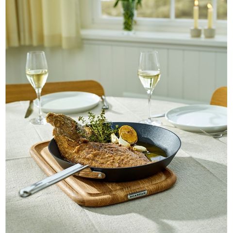Chảo Chống Dính Scanpan TechnIQ 22cm - Dùng Bếp Từ, Bảo Hành 3 Năm, Chất Liệu Đúc Nén Cao Cấp, Thân Thiện Với Môi Trường