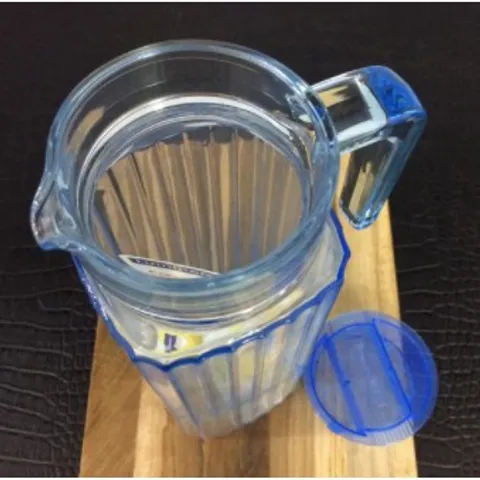 Bình thủy tinh đựng nước Luminarc Quadro Ice Blue L0531, dung tích 1.1L, dùng máy rửa bát | Hàng chính hãng