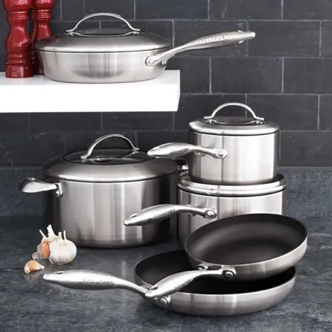 Chảo Inox Chống Dính Scanpan CTX 26cm - Thiết Kế Sang Trọng, An Toàn, Dùng Bếp Từ, Bảo Hành 3 Năm, Hàng Chính Hãng