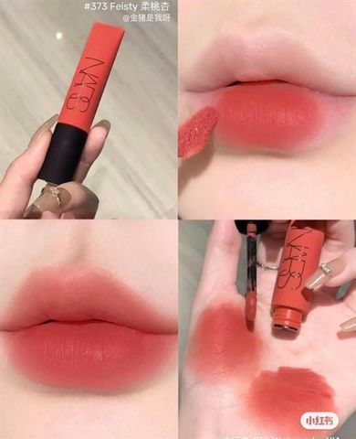 Son Kem Nars Air Matte Lip Color #Feisty - Son Môi Lì Đẹp Mắt, Thiết Kế Sang Trọng, Độ Bám Màu Tốt, Mỹ Phẩm Chất Lượng Cao