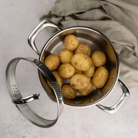 Nồi inox đáy liền Scanpan STS 18cm 75251800, dung tích 2.5L, dùng bếp từ, máy rửa bát