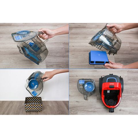 Máy hút bụi dạng hộp Philips FC9351, hút khỏe sạch bụi, chạy êm, bảo hành 2 năm | Hàng chính hãng