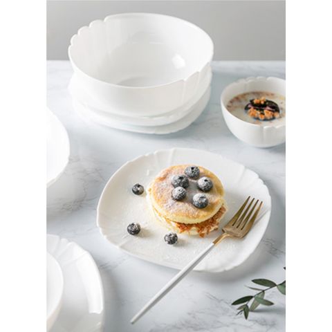 Bộ 3 Đĩa Thủy Tinh Nông Lòng Luminarc Lotusia 25cm H1372*3 - An Toàn, Thẩm Mỹ cho Nhà Bếp Hiện Đại