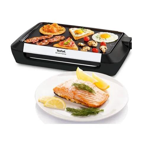 Vỉ Nướng Điện Tefal CB6708 Không Khói, Công Suất 1600W, 6 Mức Nhiệt, Dùng Máy Rửa Bát, Bảo Hành 2 Năm - Đồ Gia Dụng Nhà Bếp Chính Hãng