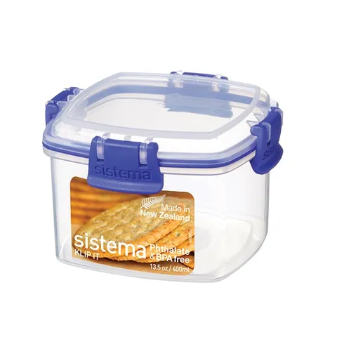 Hộp đựng thực phẩm cao cấp Sistema 400ml - Nhựa an toàn, không chứa BPA, dùng được trong lò vi sóng, sản xuất tại New Zealand