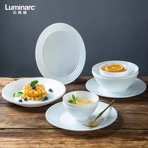 Đĩa Thủy Tinh Sâu Luminarc Harena 28cm - An Toàn Lò Vi Sóng, Chống Xước, Hàng Chính Hãng Pháp