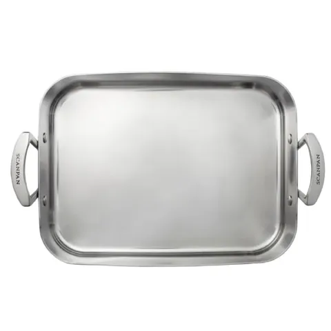 Khay Nướng Inox Scanpan Fusion5 35x24cm - Chảo Nướng Chịu Nhiệt Tối Đa, Dùng Bếp Từ & Lò Nướng - Hàng Chính Hãng