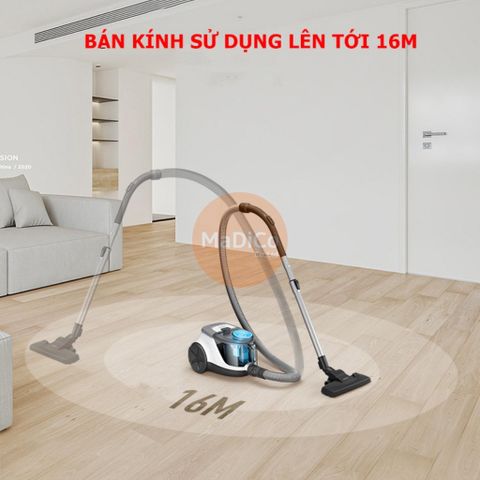 Máy Hút Bụi Philips XB2023 1800W - Đầu Hút Đa Năng, Thiết Kế Nhỏ Gọn, Bảo Hành 2 Năm, Hút Khỏe và Êm Ái