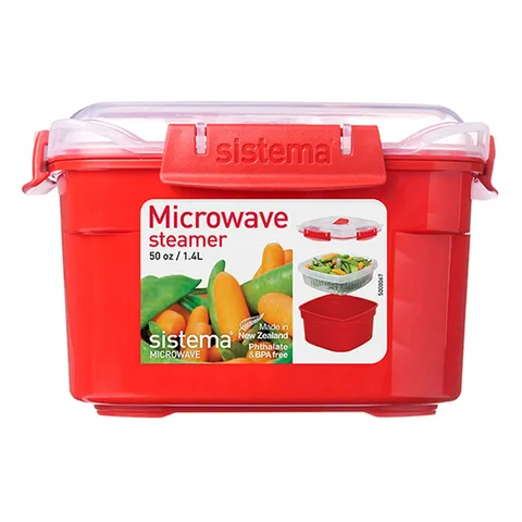 Set 2 hộp nhựa Sistema STM 2Q dùng lò vi sóng, máy rửa bát 1101+1102, an toàn, khóa chống gãy, tiện dụng, dễ vệ sinh