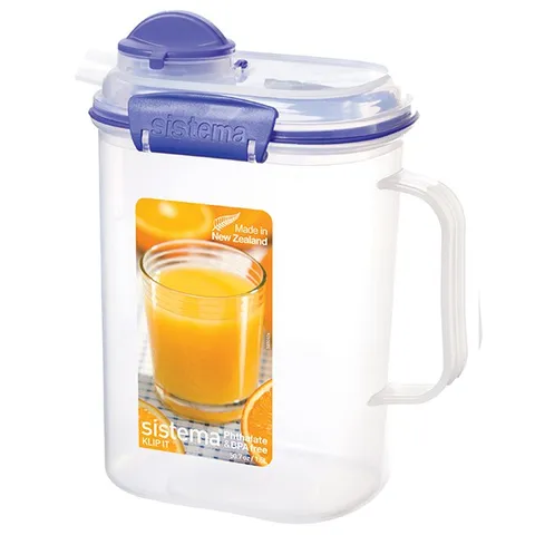 Bình Đựng Nước Sistema 1.5L - Nhựa Cao Cấp An Toàn Sức Khỏe, Không Chứa BPA, Chịu Nhiệt, Thích Hợp Dùng Trong Lò Vi Sóng và Máy Rửa Bát