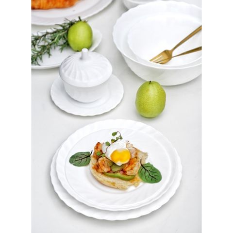 Bát Tô Đựng Canh Thủy Tinh Luminarc Trianon 24cm - An Toàn, Chống Xước, Kiểu Dáng Hiện Đại - Hàng Chính Hãng 54455