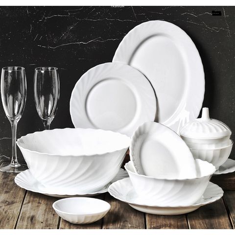 Bát Tô Đựng Canh Thủy Tinh Luminarc Trianon 24cm - An Toàn, Chống Xước, Kiểu Dáng Hiện Đại - Hàng Chính Hãng 54455