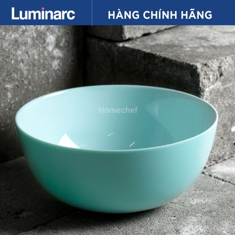 Bộ 2 Bát Tô Thủy Tinh Luminarc Diwali 21cm Màu Xanh Ngọc - An Toàn Cho Sức Khỏe, Thiết Kế Hiện Đại, Chính Hãng Pháp