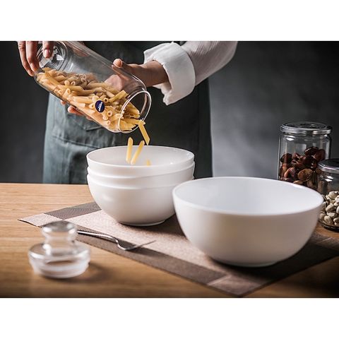 Bộ 2 Bát Tô Thủy Tinh Luminarc Diwali 21cm - Đựng Canh và Trộn Salad, Hàng Chính Hãng, Chất Liệu An Toàn, Thiết Kế Hiện Đại