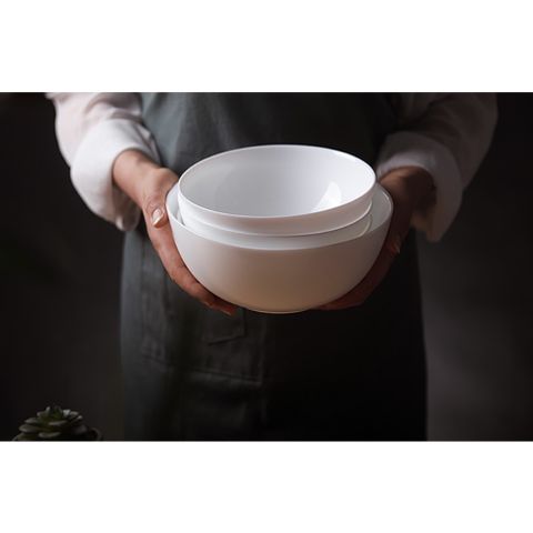 Bộ 2 Bát Tô Thủy Tinh Luminarc Diwali 21cm - Đựng Canh và Trộn Salad, Hàng Chính Hãng, Chất Liệu An Toàn, Thiết Kế Hiện Đại