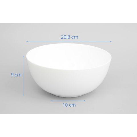 Bộ 2 Bát Tô Thủy Tinh Luminarc Diwali 21cm - Đựng Canh và Trộn Salad, Hàng Chính Hãng, Chất Liệu An Toàn, Thiết Kế Hiện Đại